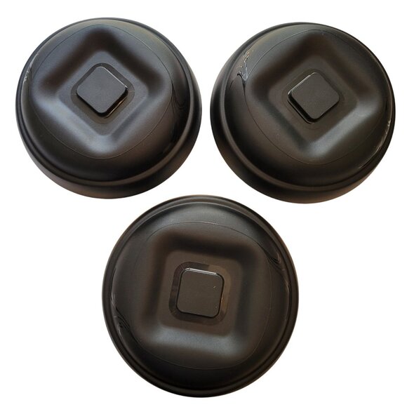 Dinex Warmer Base Home Care Onyx Black Fits 9 in Plate Cover Lid 6 pc Set - Picture 1 of 9